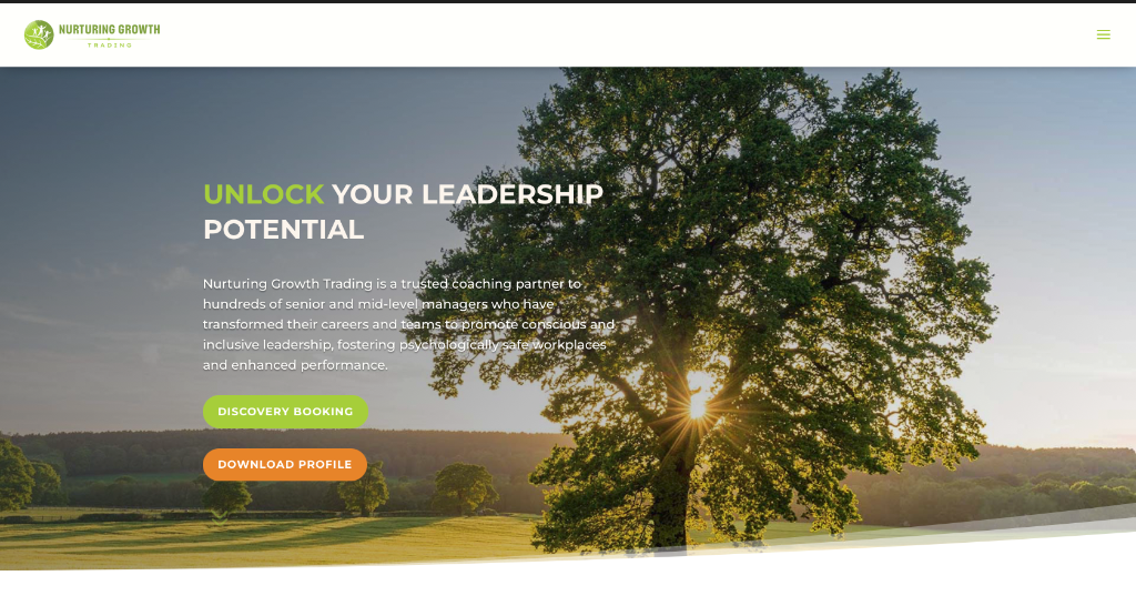 Nurturing Growth web design services Cape Town background